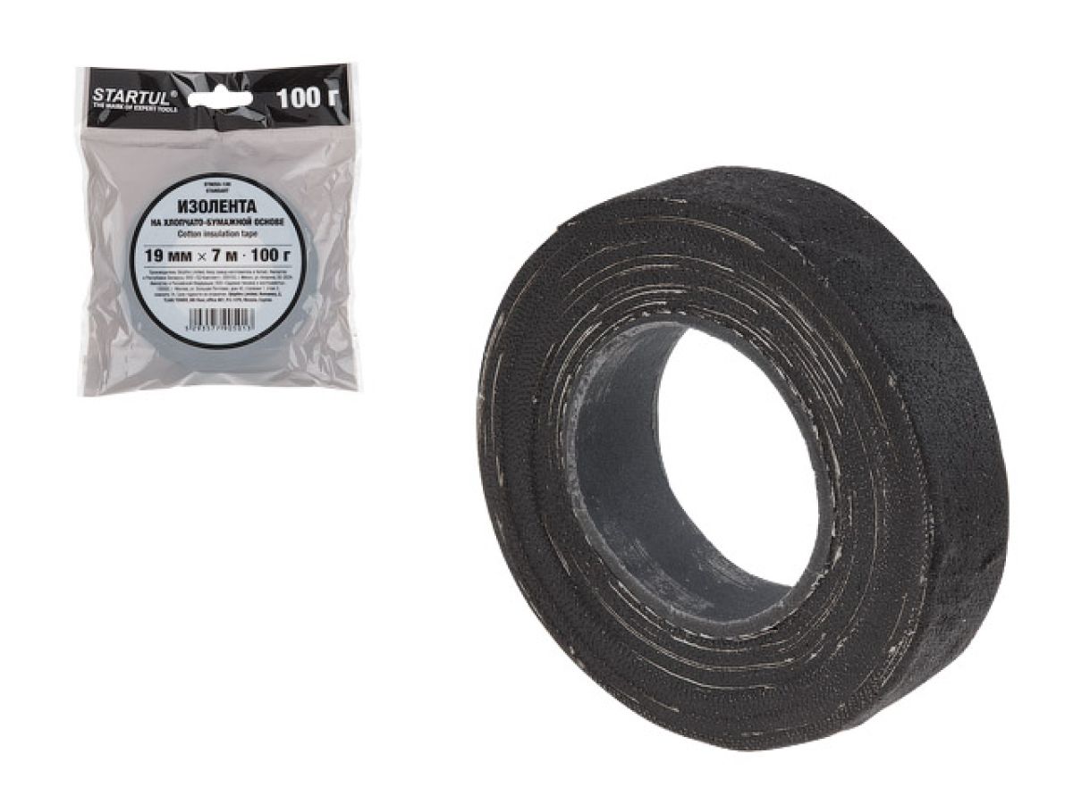 Изолента х/б 19mm (7м)