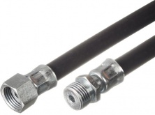 Шланг гибкий (черный) с элементами 1/2" г/ш 2.0 м ГАЗ