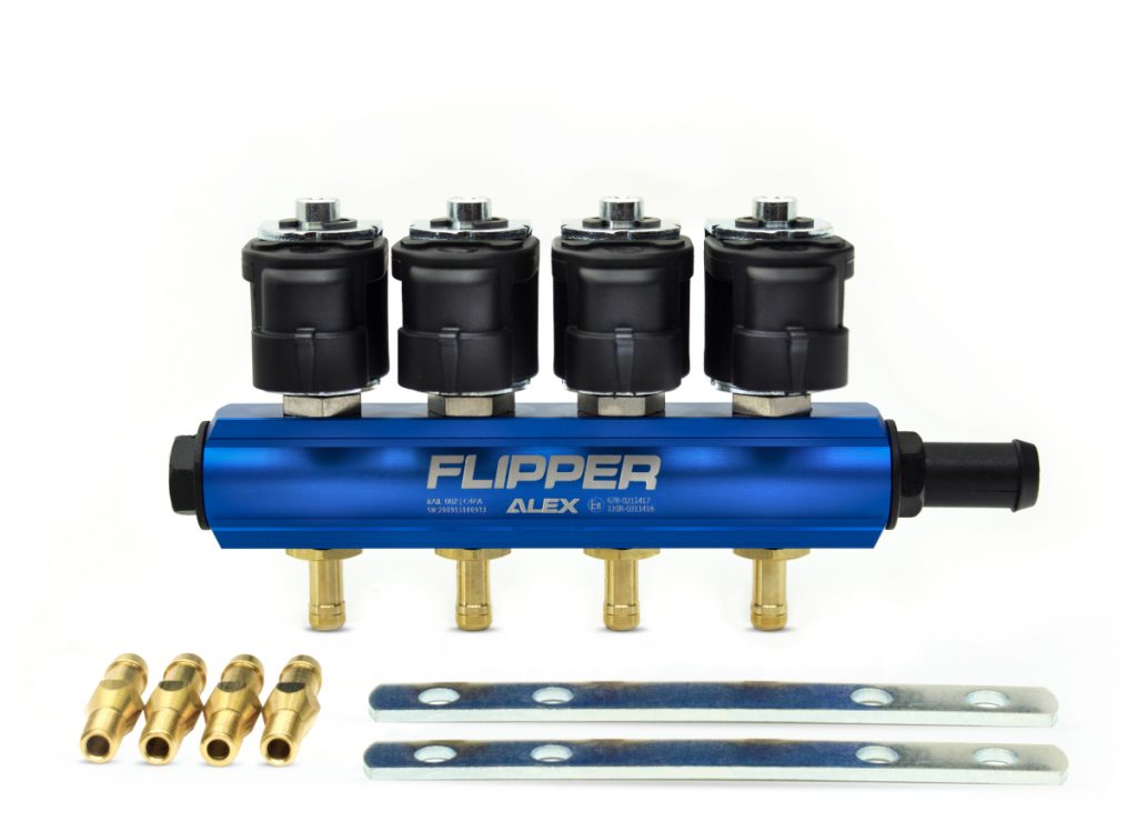 Газовые форсунки ALEX FLIPPER 4 цил.